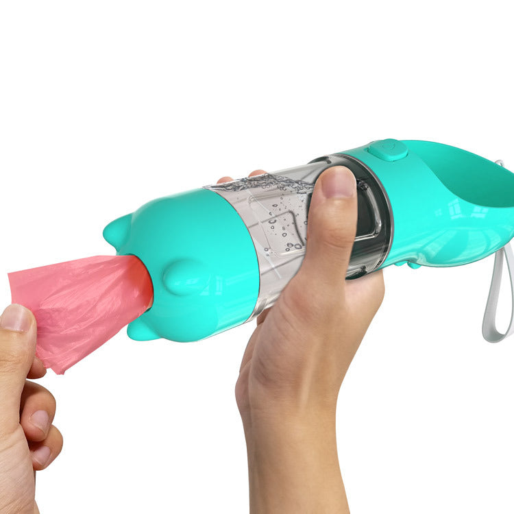 Contenitori da viaggio per i nostri amici a 4 zampe porta acqua , porta crocchette e contenitore per sacchettini