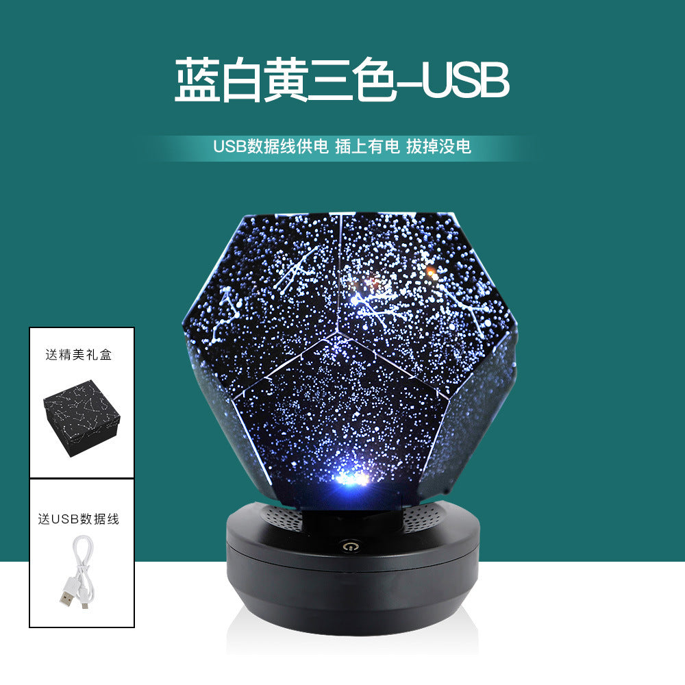 Lampada effetto cielo stellato lampada di proiezione stelle romantico Lampada cielo stellato sonno bambini luce notturna