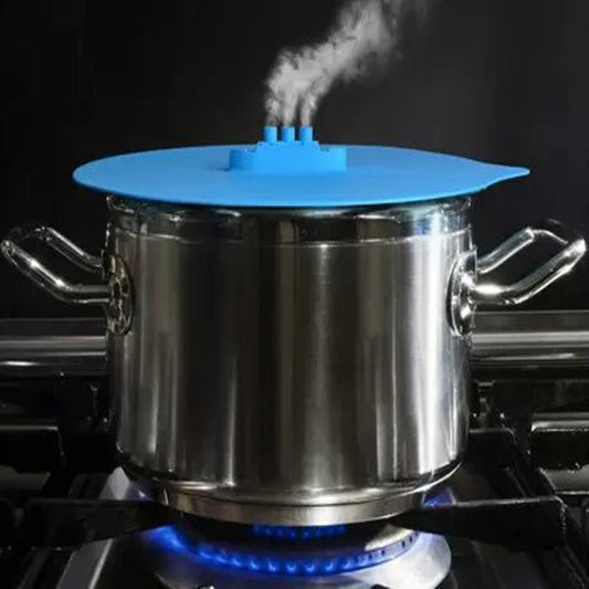 Steam-type steamer lid Environmental protection spill-proof cover microwave oven available Silicone cover In stock