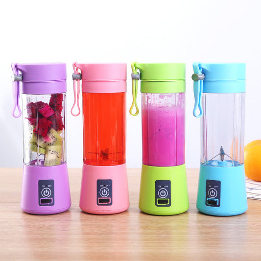 USB Ricarica 6 Lame 380ml Spremiagrumi portatile Succo Smothie Maker Smoothie Blender Estrattore Mixer