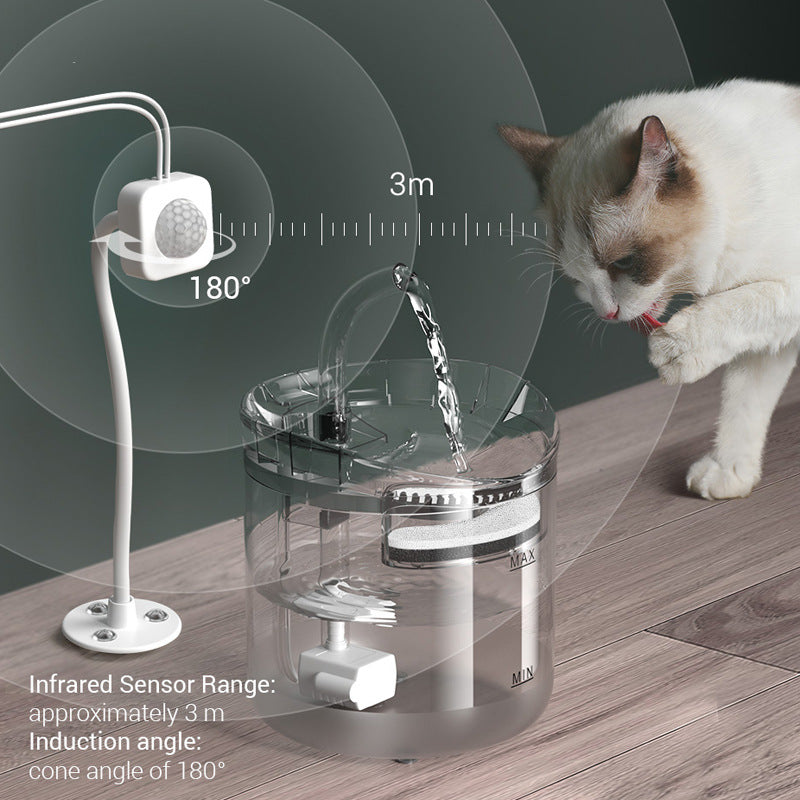 Pet water dispenser automatic cycle smart cat water dispenser cats and dogs drinking water dispenser water bowl pet supplies